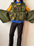 90's Uk Military AFV crew vest Vintage 90年代 Toto 古着屋 プラハ 古着 ヴィンテージ イギリス軍 ユーロミリタリー ベスト タンカース ユーロ古着 ヨーロッパ古着 古着卸 Praha Prague Vintage store British army Made in England イングランド