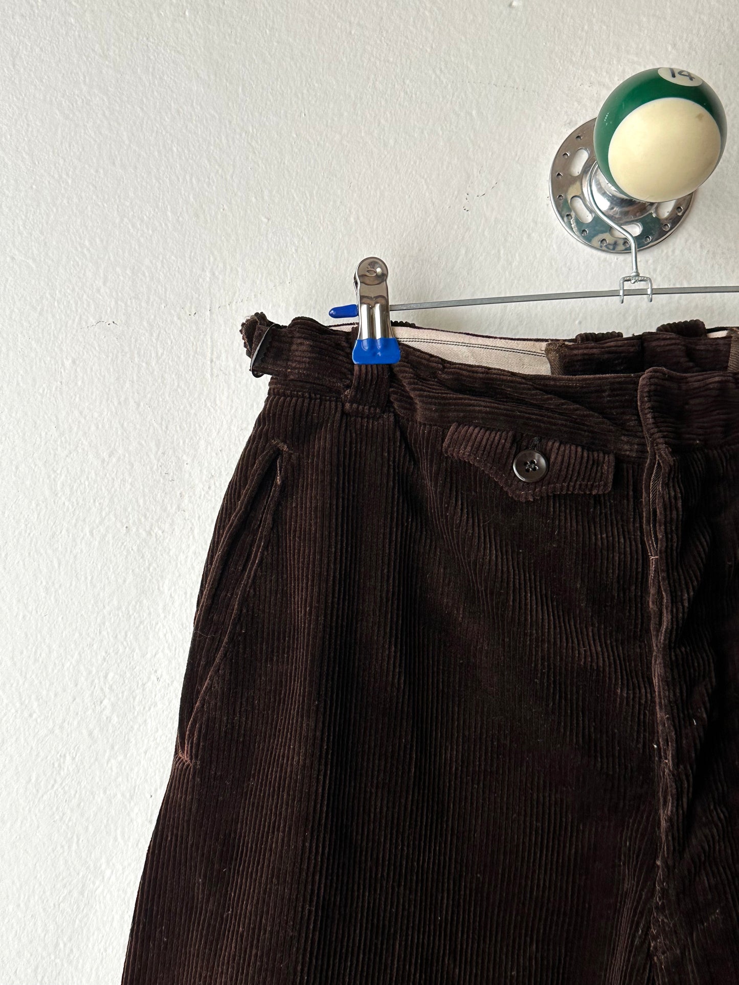 1950s French corduroy jodhpurs - w27