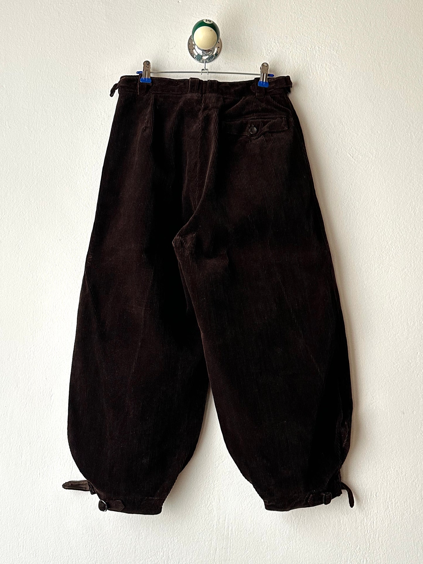 1950s French corduroy jodhpurs - w27