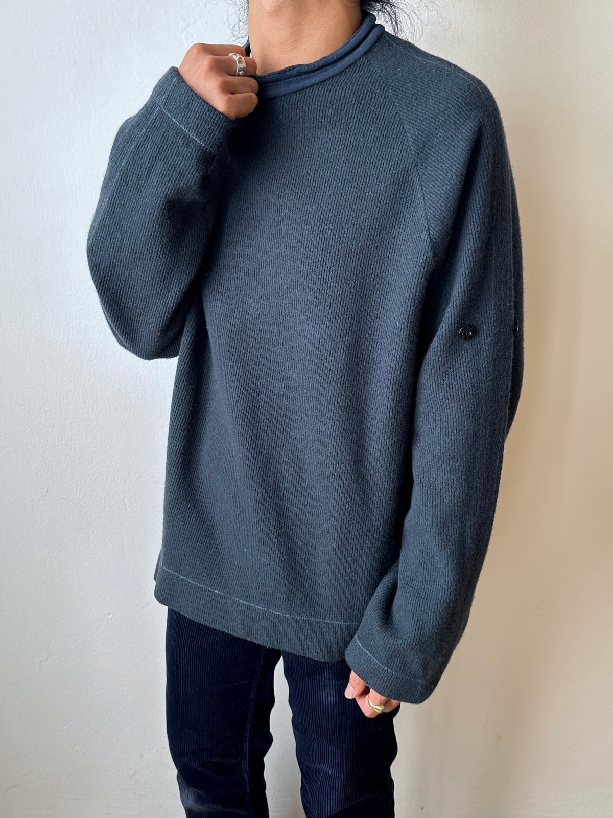 1990s Stone Island Wool/Nylon Jumper