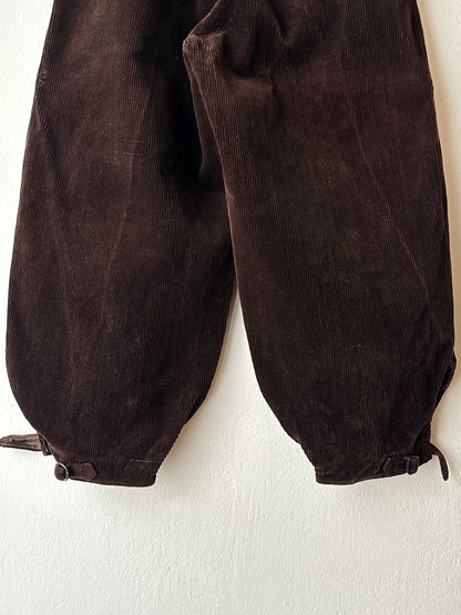 1950s French corduroy jodhpurs - w27