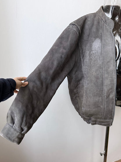 80s craft mouton bombar jacket