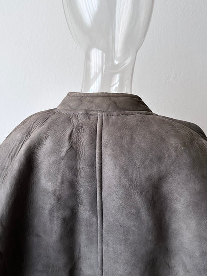 80s craft mouton bombar jacket