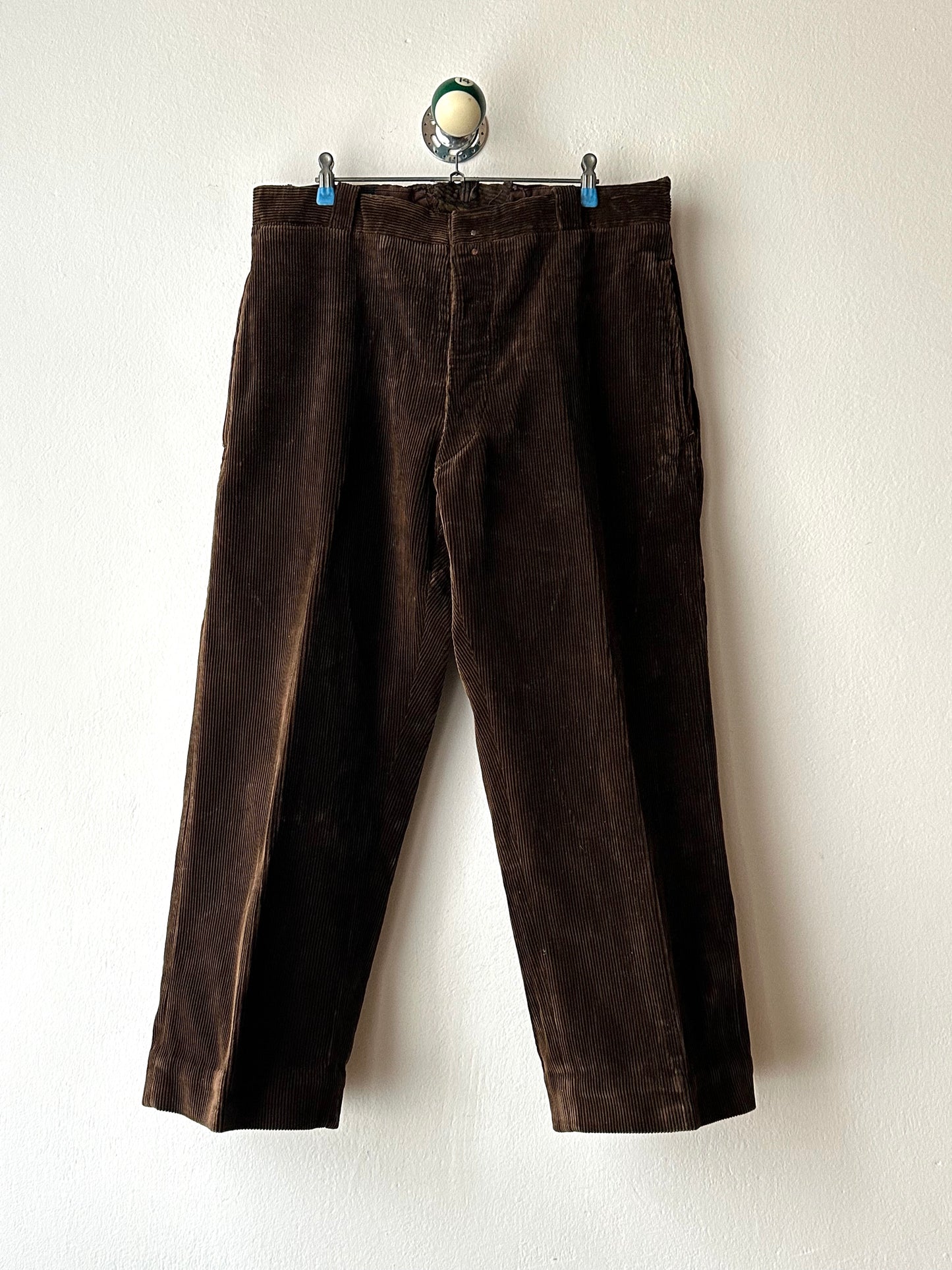 ~1940s French corduroy work trousers - w34
