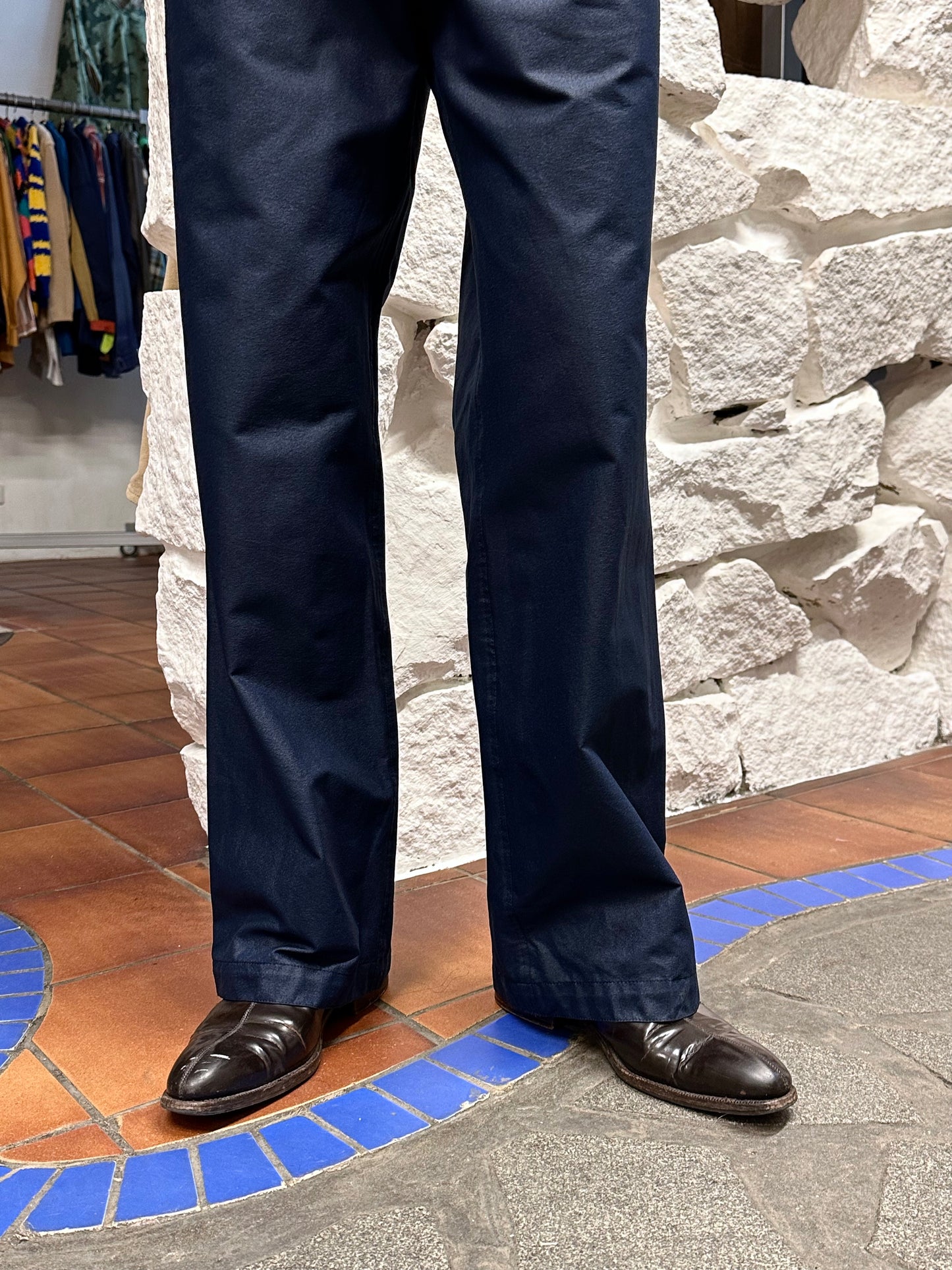 60-70s Michèle Rosier V de V nylon jumpsuit