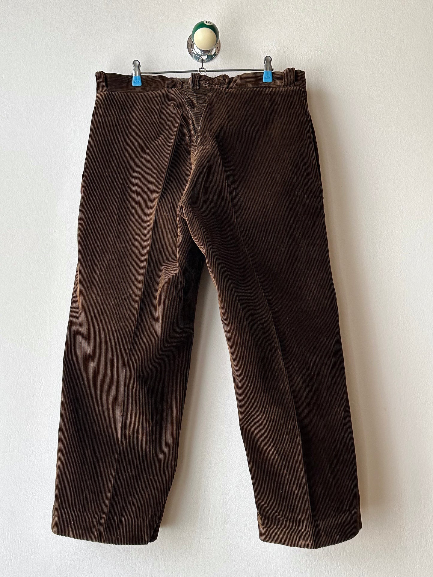 ~1940s French corduroy work trousers - w34