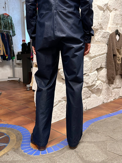 60-70s Michèle Rosier V de V nylon jumpsuit