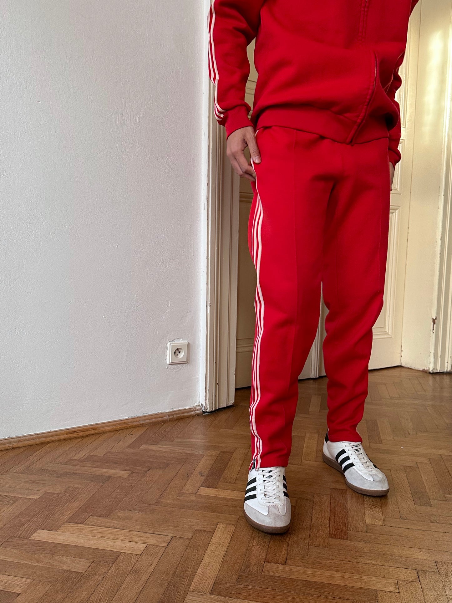 70s Adidas track suit made in France フランス製 1970's 70年代 アディダス　ジャージ vintage adidas