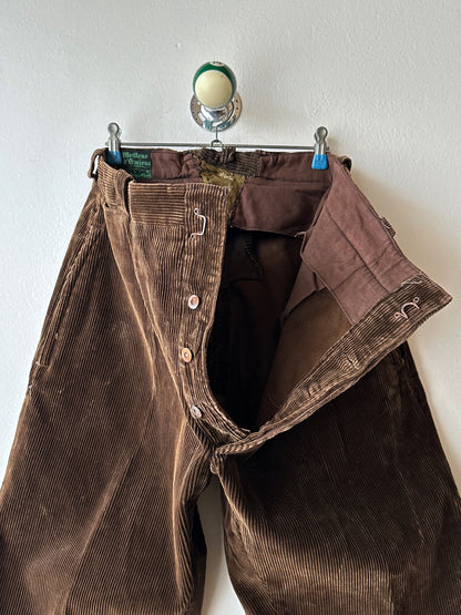 ~1940s French corduroy work trousers - w34