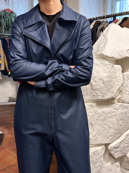 60-70s Michèle Rosier V de V nylon jumpsuit