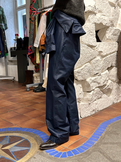 60-70s Michèle Rosier V de V nylon jumpsuit