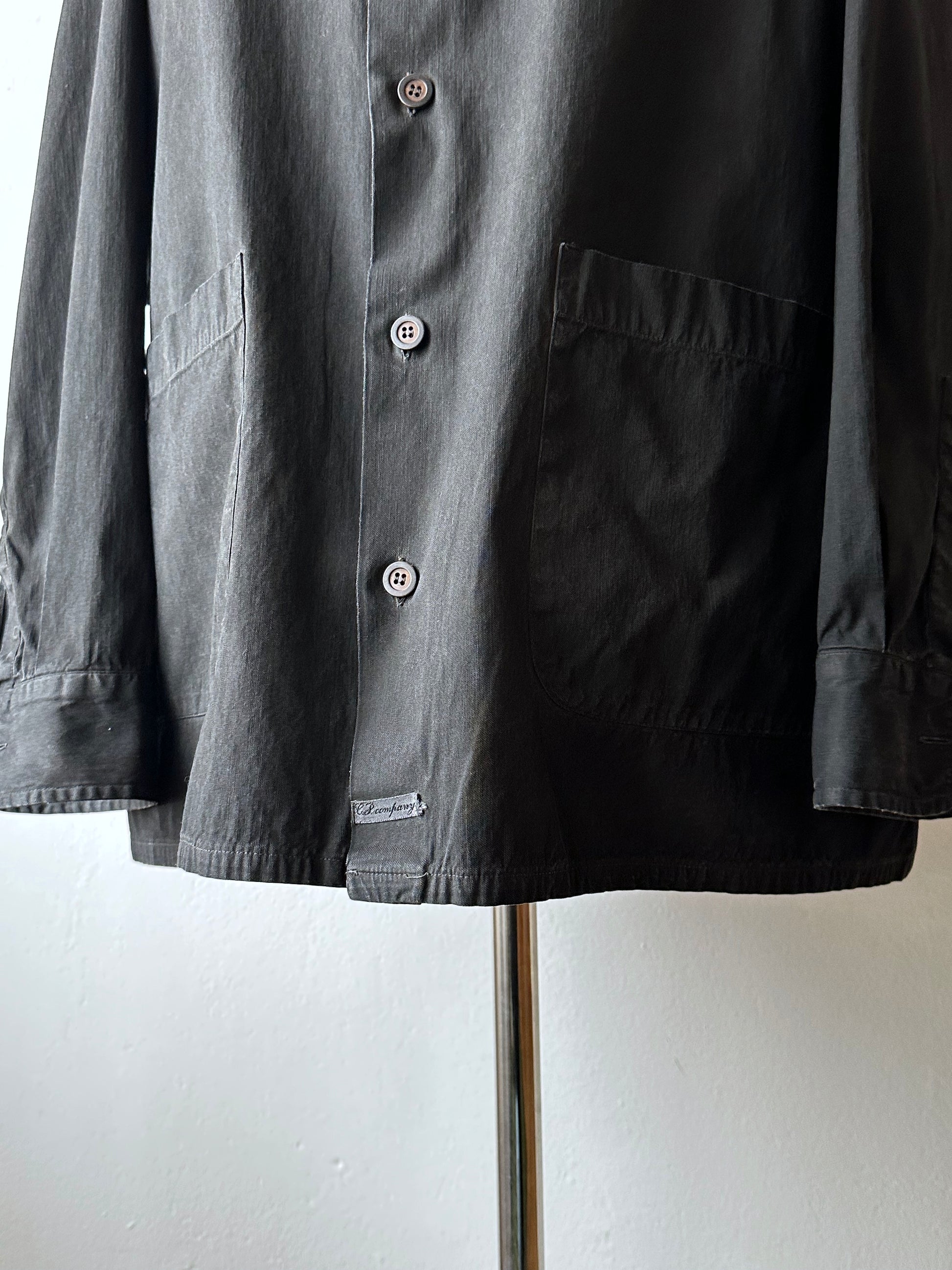 SS'95 C.P. COMPANY 90s 90年代 95年 1990's Massimo osti マッシモオスティ Stone Island ストーンアイランド イタリア製 Made in Italy Cotton shirt コットン シャツ Toto Praha Vintage clothing shop Antique shop 古着屋 プラハ Showroom appointment Prague ユーロ古着 ヨーロッパ古着 古着卸 ヴィンテージ