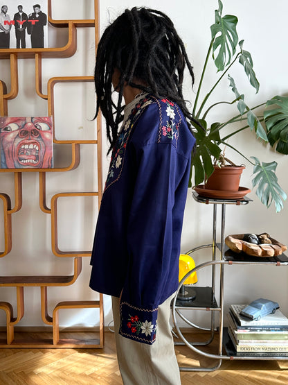vintage embroidery smock