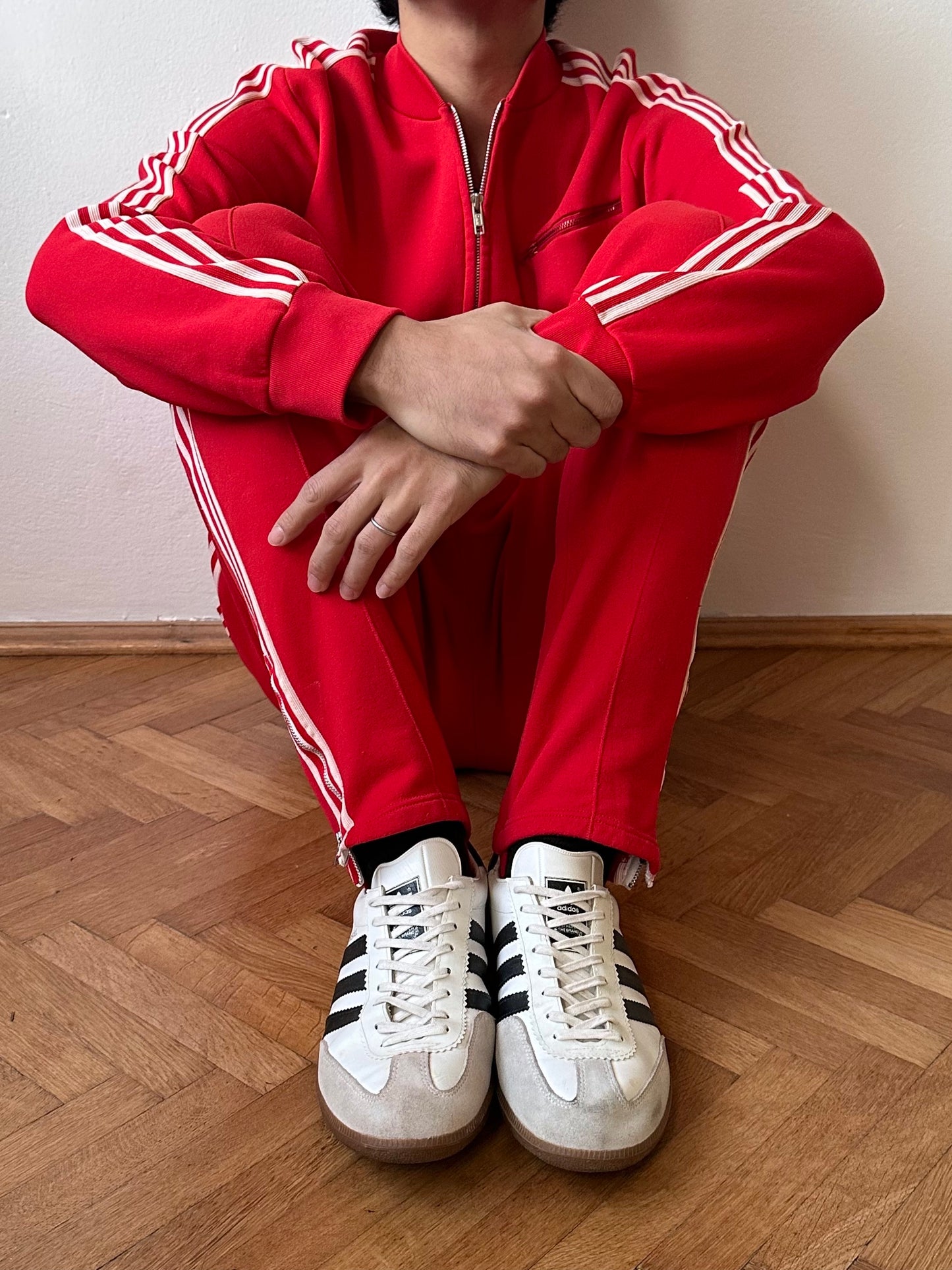 70s Adidas track suit made in France フランス製 1970's 70年代 アディダス　ジャージ vintage adidas