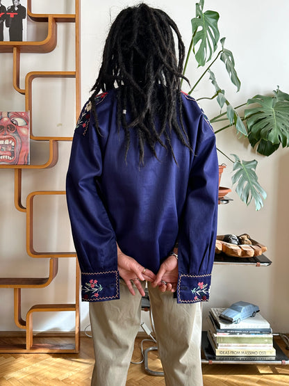 vintage embroidery smock