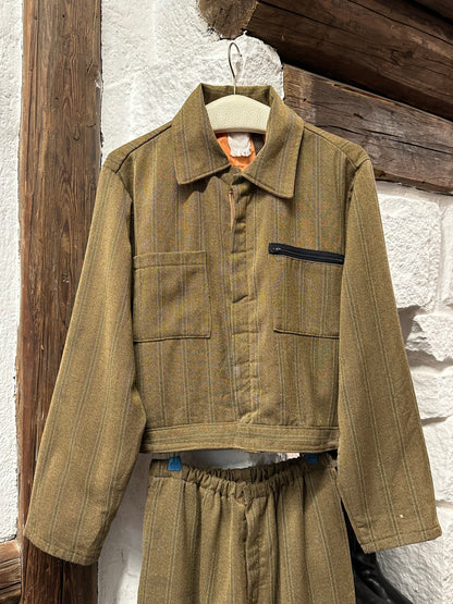 70s French work jumpsuit remake separate