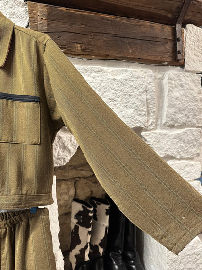 70s French work jumpsuit remake separate