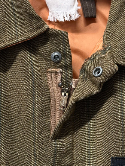 70s French work jumpsuit remake separate