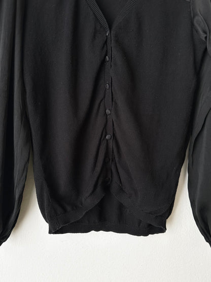 90s Christian Lacroix knit silk cardigan