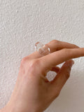 French lucite ice cube ring