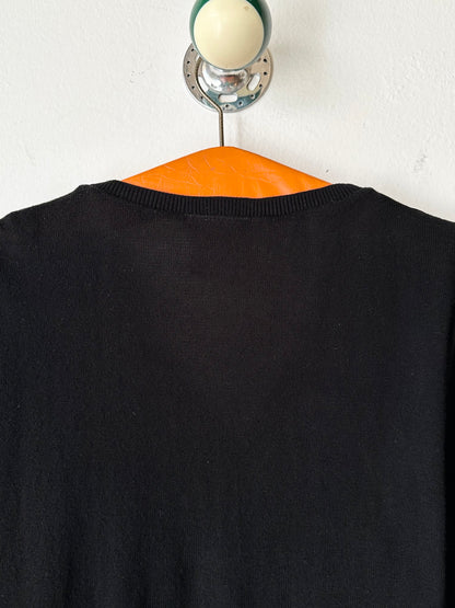 90s Christian Lacroix knit silk cardigan