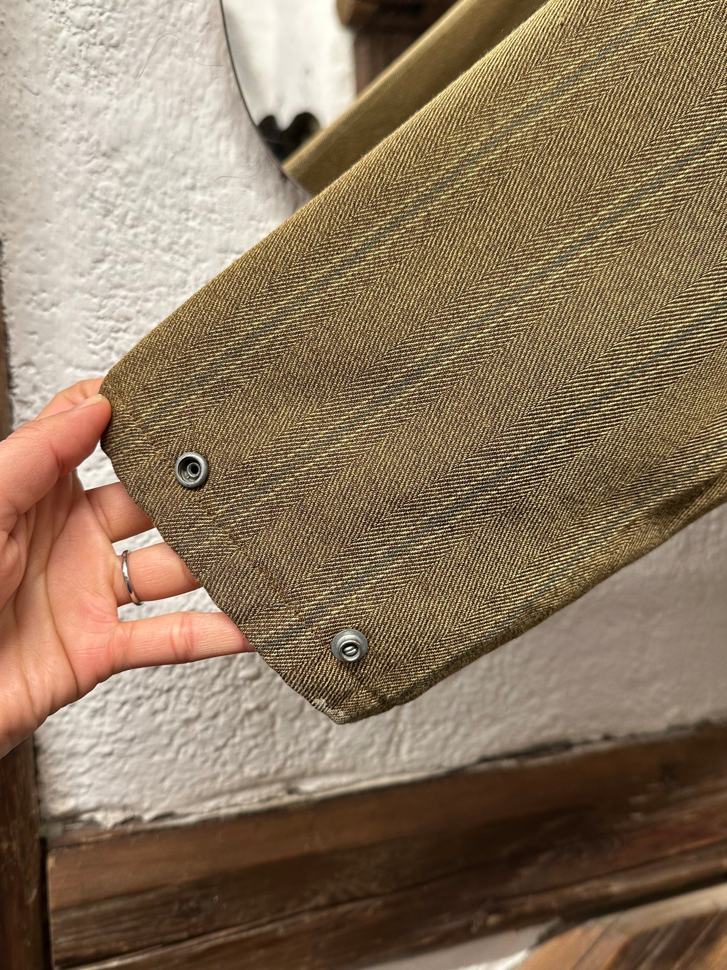 70s French work jumpsuit remake separate