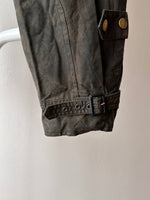 90's Barbour International motorcycle trousers Vintage Toto Praha Prague Vintage store 古着屋 古着 ヴィンテージ 90年代 バブアー インターナショナル モーターサイクル Biker バイカー Made in England イギリス製 イギリス古着 ユーロ古着 ヨーロッパ古着 古着卸 オイルド ワックスコットン オイルドジャケット 80's 80年代 70's 70年代 