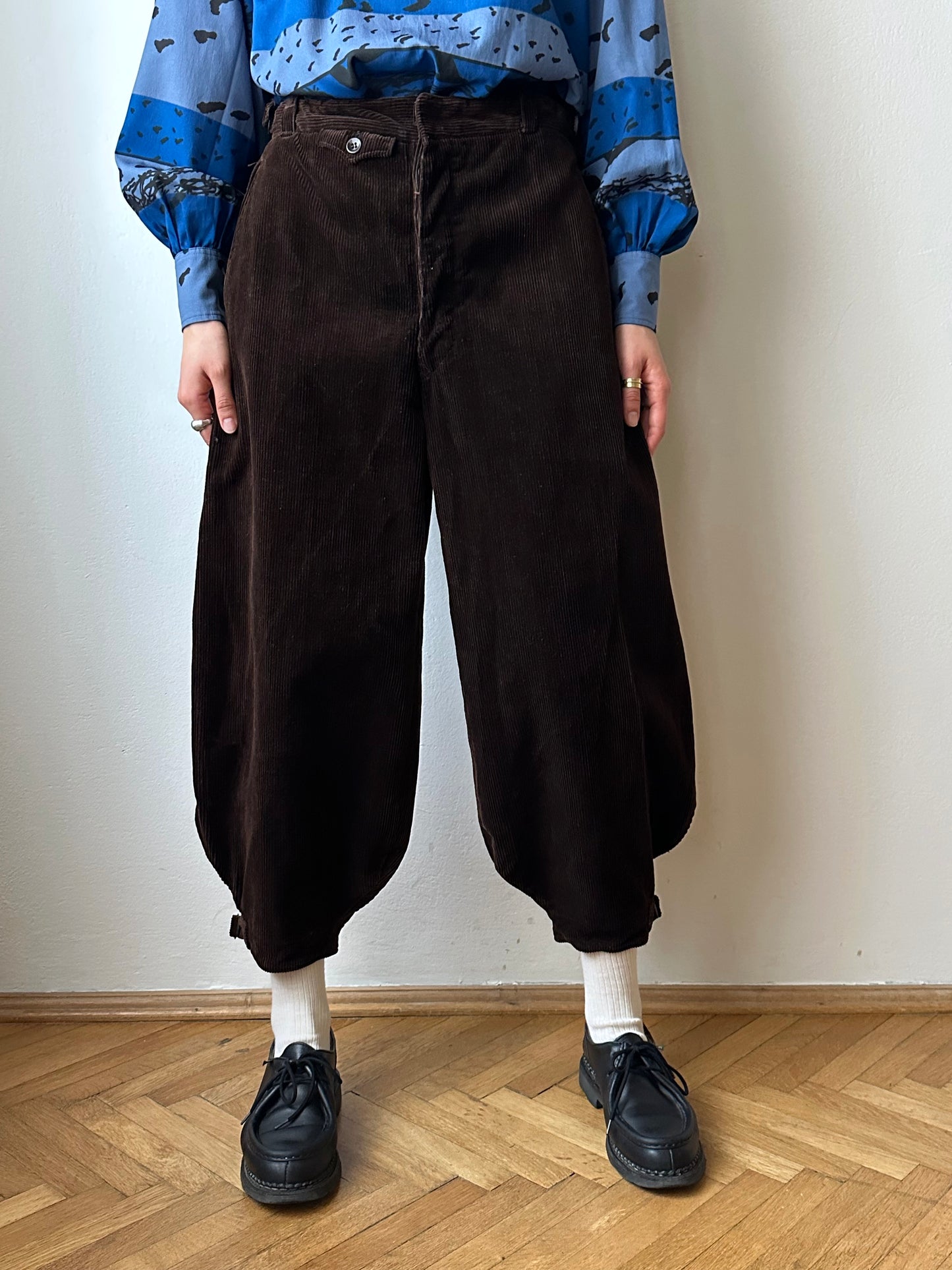 1950s French corduroy jodhpurs - w27