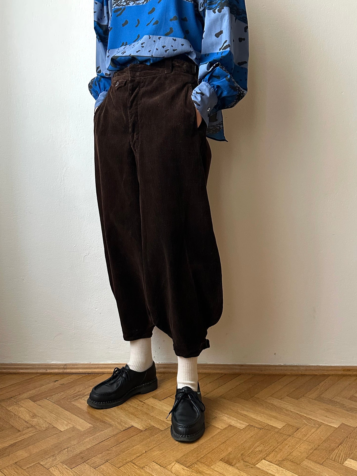 1950s French corduroy jodhpurs - w27