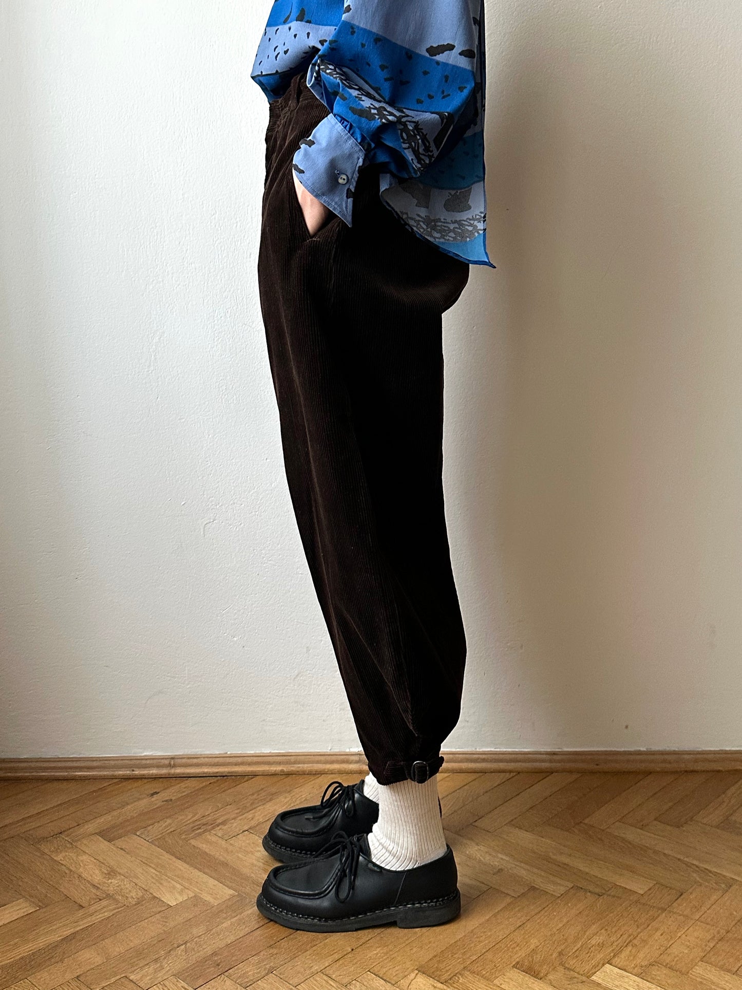 1950s French corduroy jodhpurs - w27