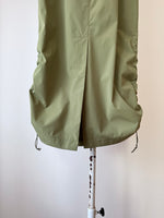 deadstock string skirt in matcha