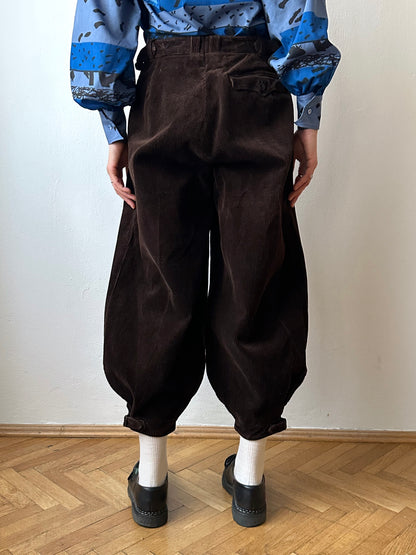 1950s French corduroy jodhpurs - w27