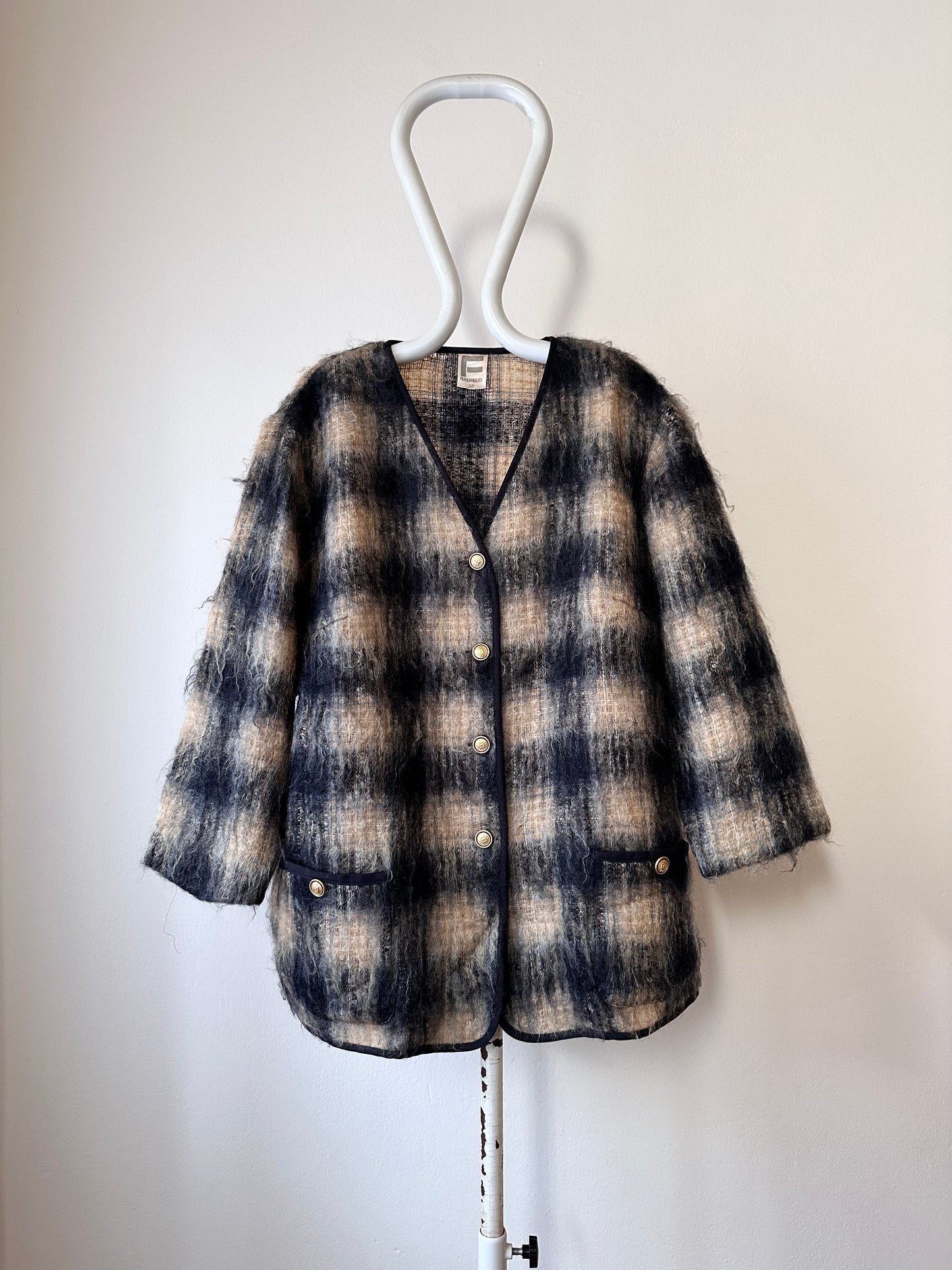 mohair wool cardigan