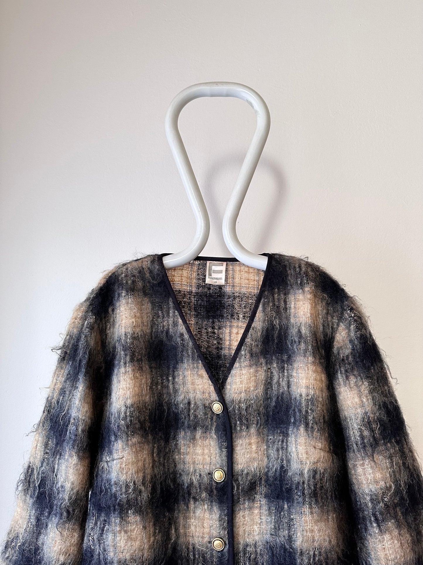 mohair wool cardigan