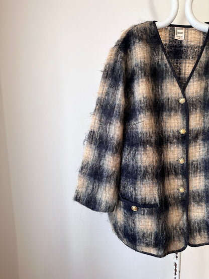 mohair wool cardigan