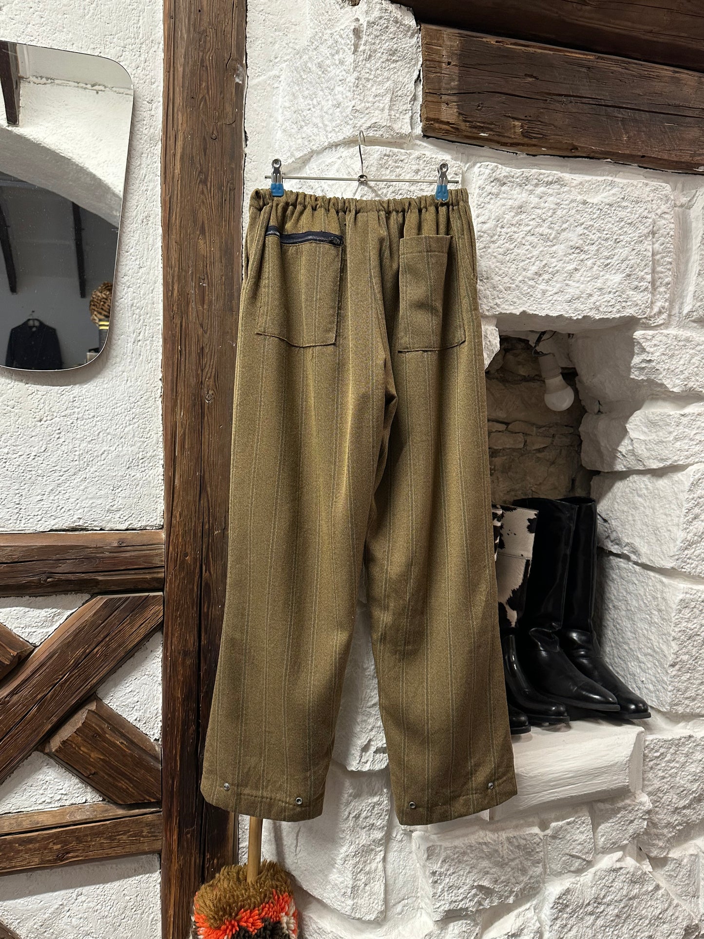 70s French work jumpsuit remake separate