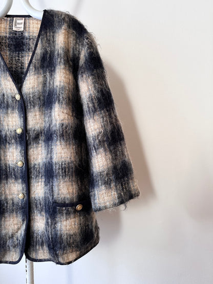 mohair wool cardigan