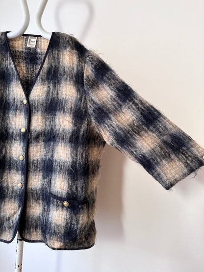 mohair wool cardigan