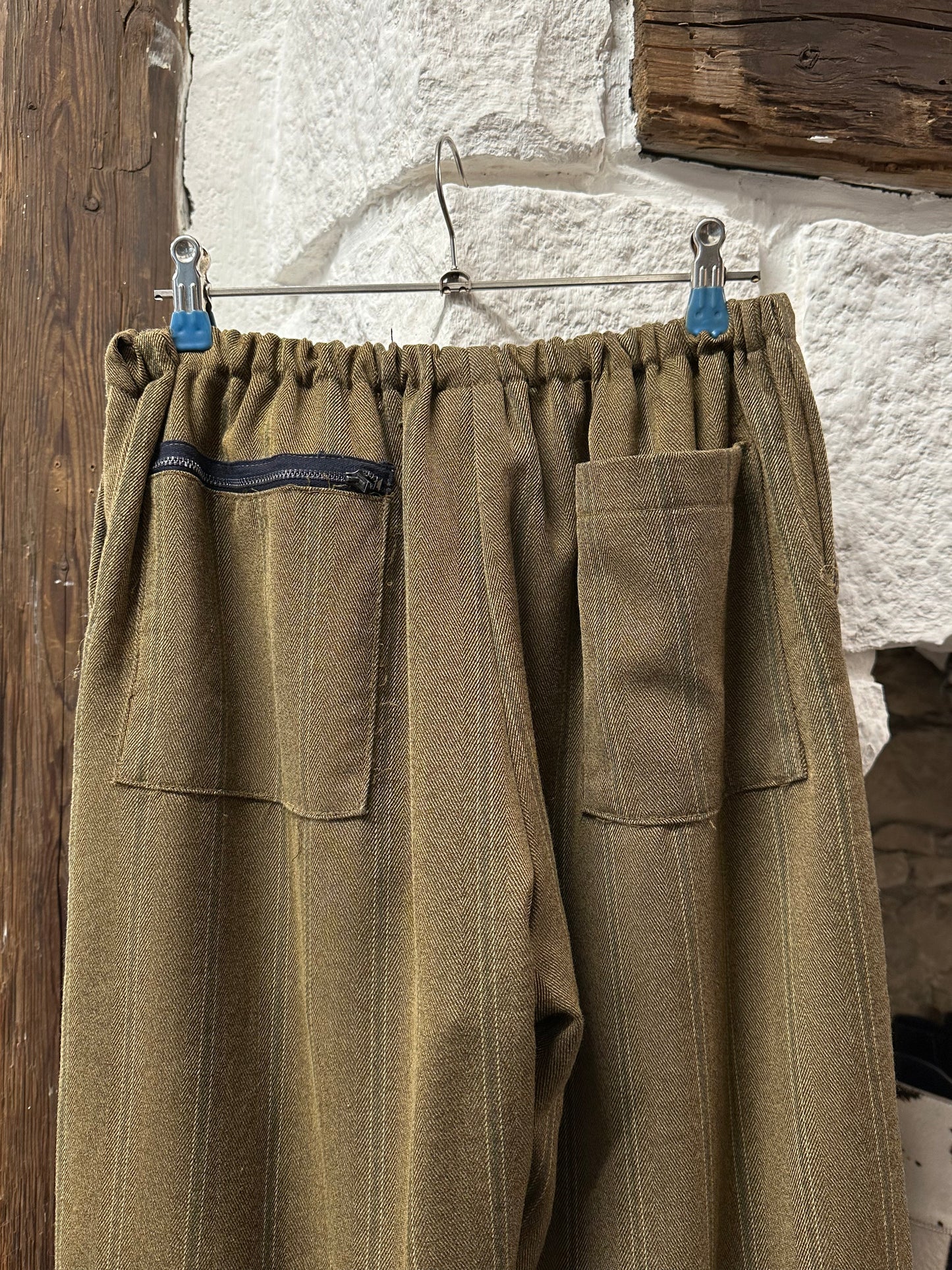 70s French work jumpsuit remake separate