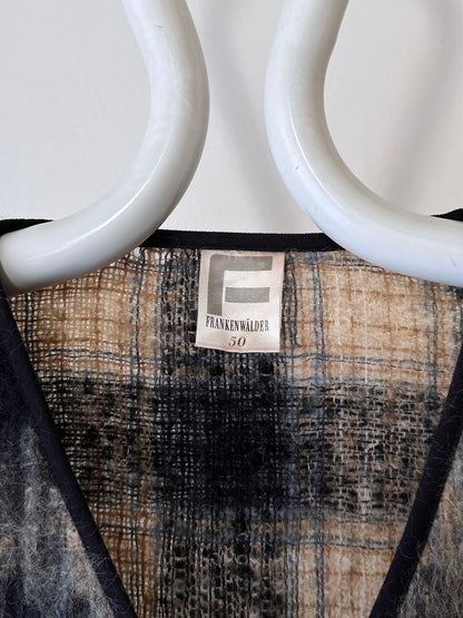 mohair wool cardigan