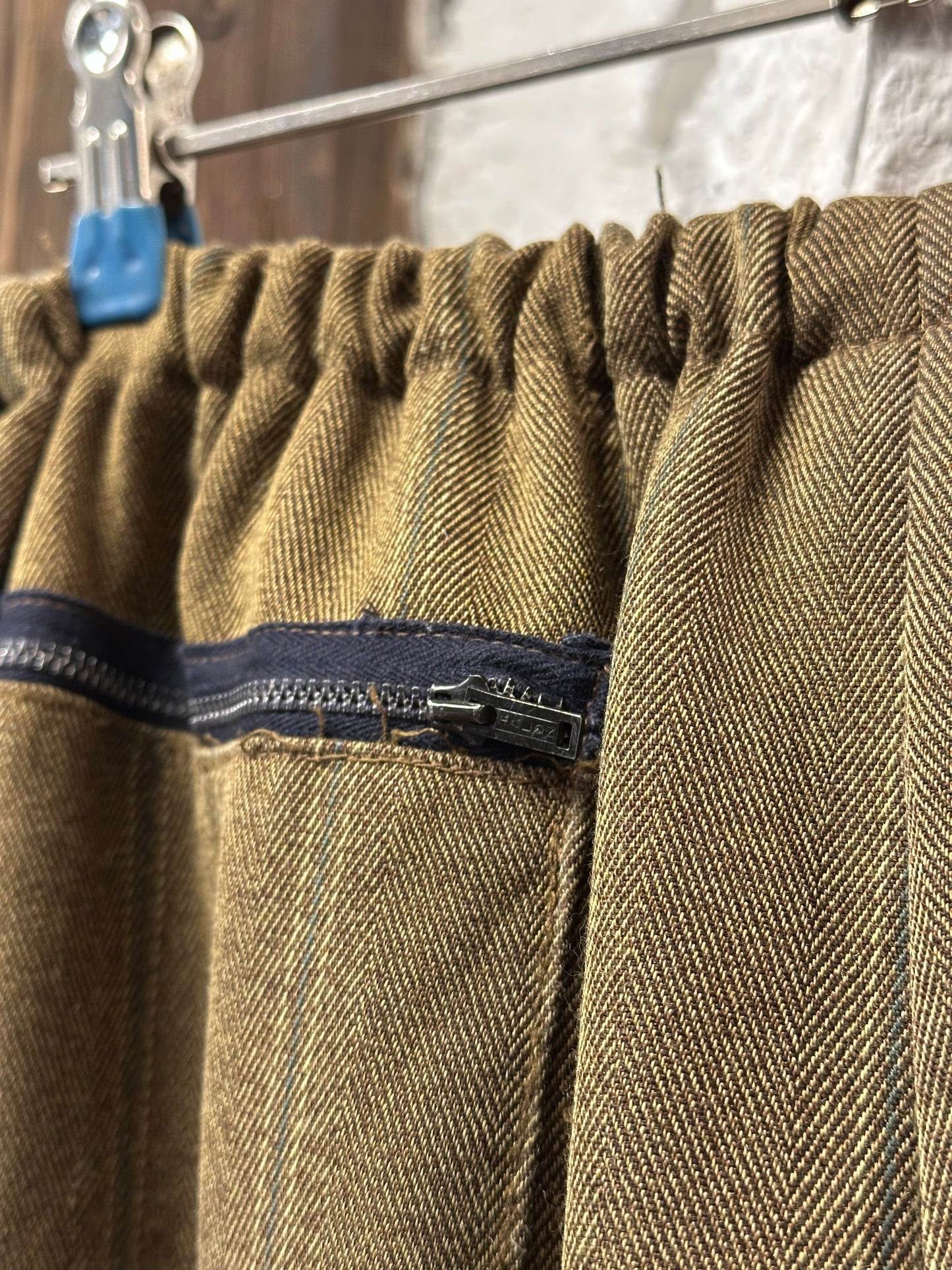 70s French work jumpsuit remake separate