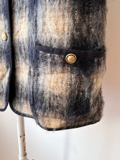 mohair wool cardigan