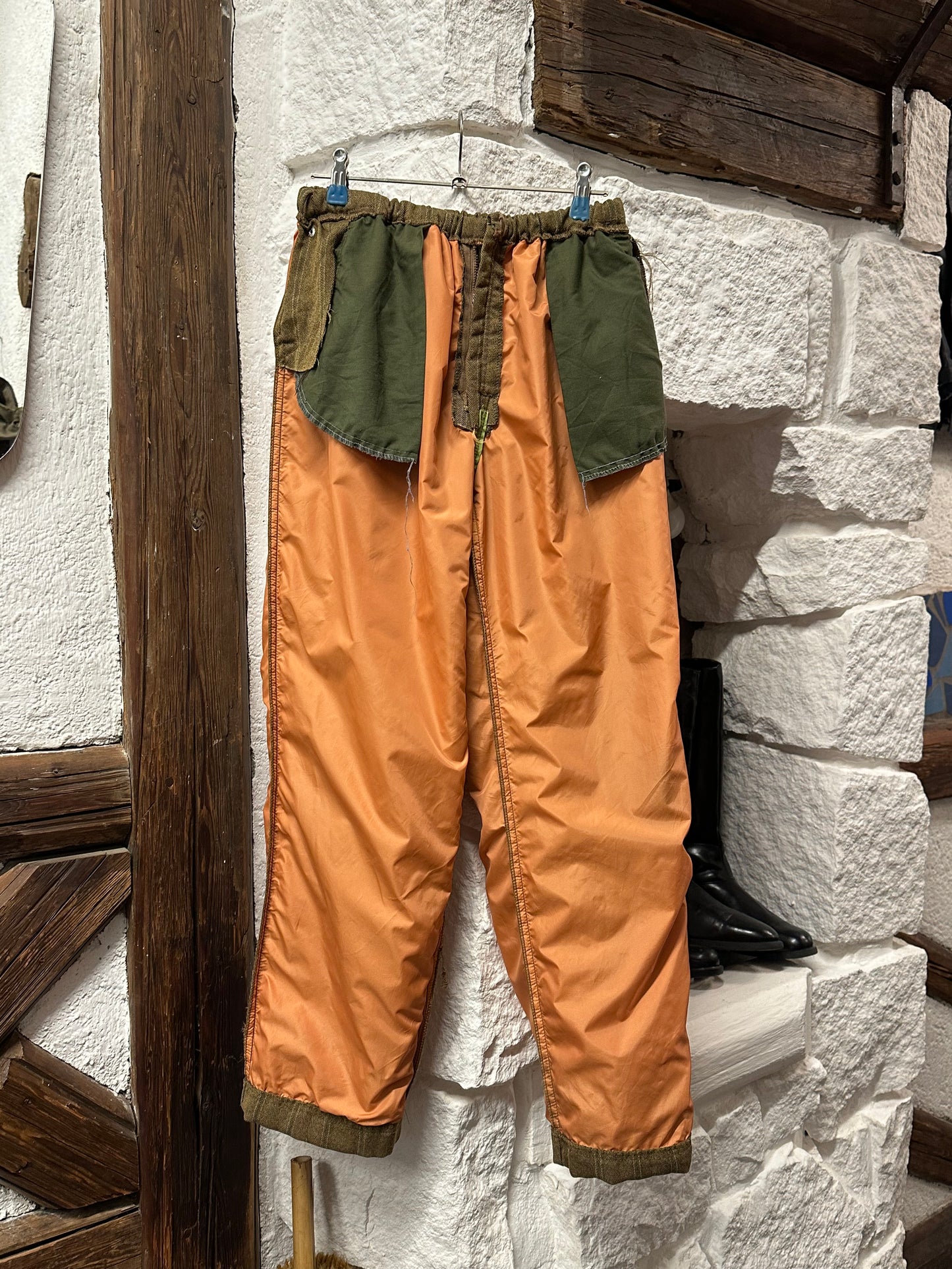 70s French work jumpsuit remake separate