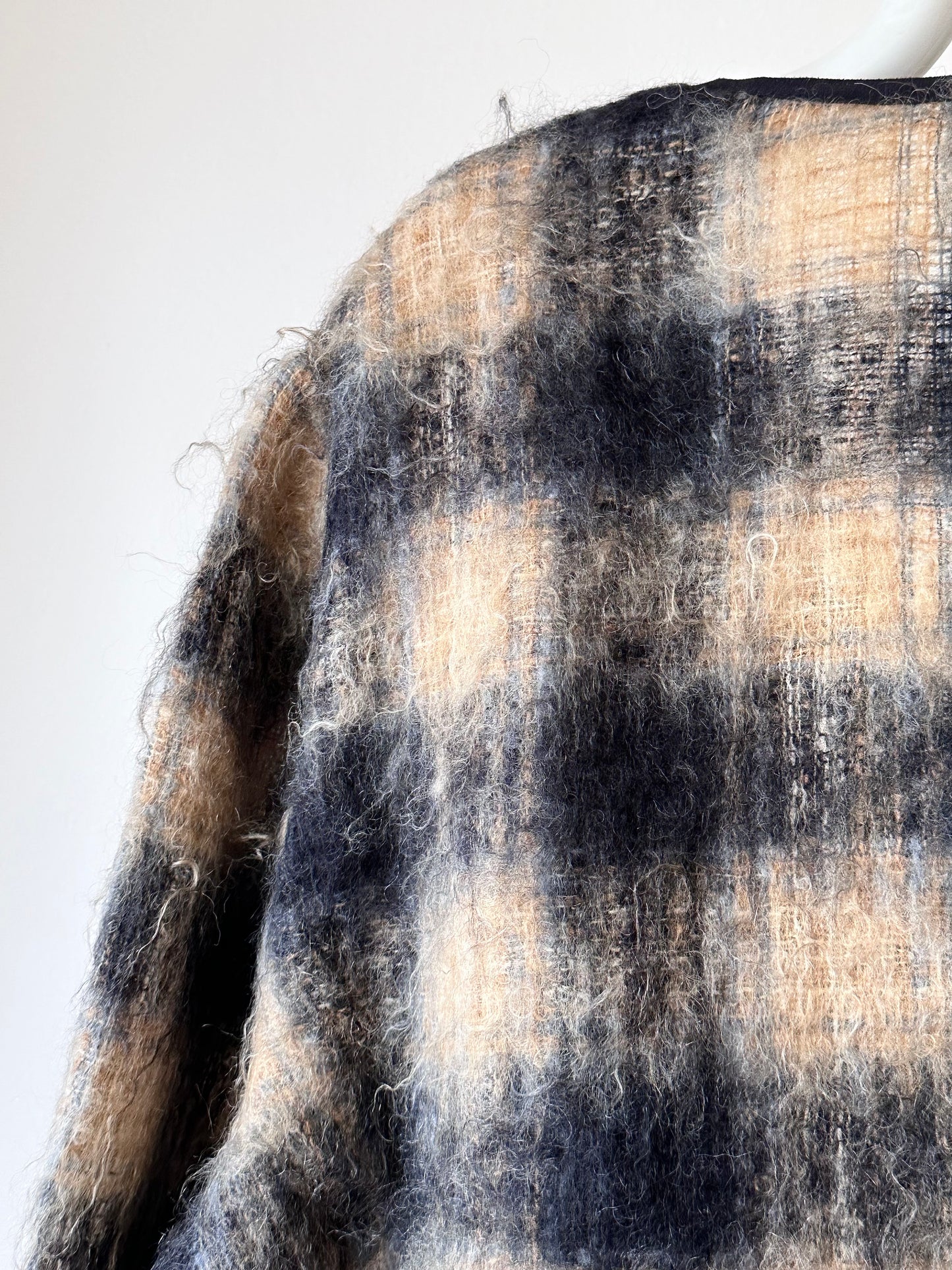 mohair wool cardigan