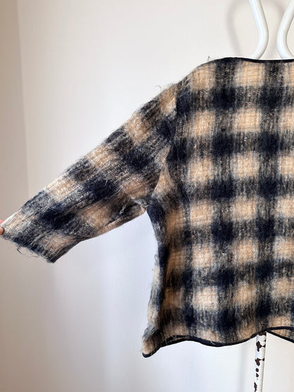 mohair wool cardigan