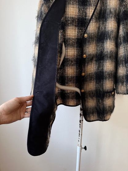 mohair wool cardigan