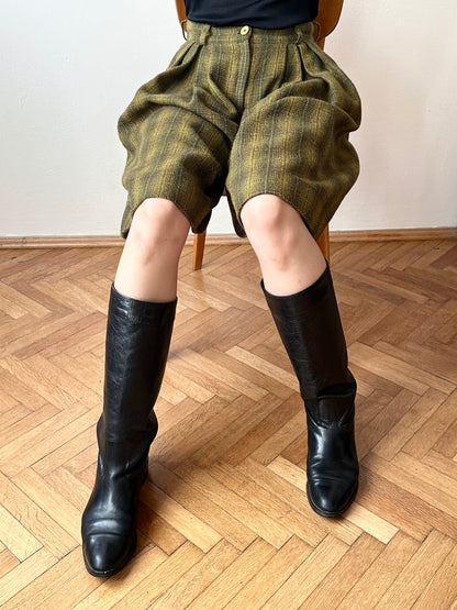 vintage ostrich leather boots