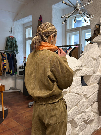 70s French work jumpsuit remake separate