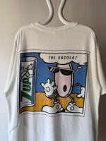 Seven-up 90's 1991 T-shirt Vintage 7up 企業 Tシャツ プラハ  古着屋 Praha Prague Vintage store ヴィンテージ Tシャツ ユーロ古着 ヨーロッパ古着