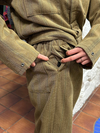 70s French work jumpsuit remake separate